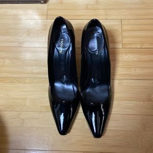 Bigotti Black Patent Heels 3.5” heel